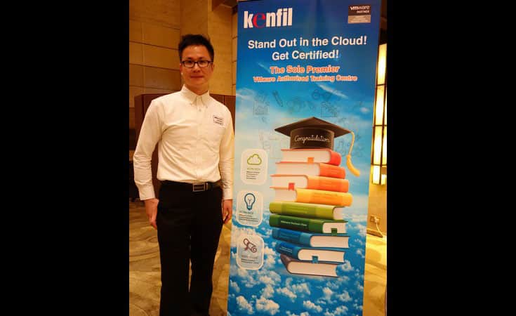 Kenfil’s VMware Certified Instructor, Simon Sung