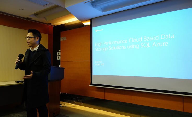 Kenfil’s professional introducing the cloud based data storage solution of using SQL Azure