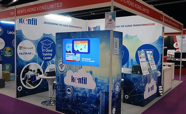 Kenfil’s booth on Cloud Expo Aisa 2018